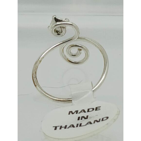 Sexy Ruby Red Crystal Rhinestone Toe Ring Adjustable Size  Sterling Silver NEW - Picture 5 of 8